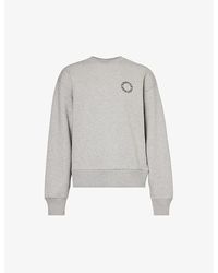 MKI Miyuki-Zoku - Circle Graphic-print Organic-cotton And Recycled Polyester-blend Sweatshirt Xx - Lyst