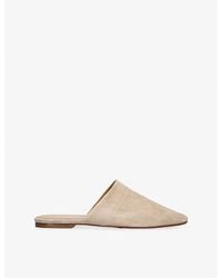 Aeyde - Rega Round-Toe Suede Mules - Lyst