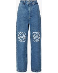 Loewe Wide-leg jeans for Women | Online Sale up to 55% off | Lyst