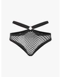 Agent Provocateur - Bubbles Fishnet Full Briefs - Lyst