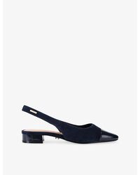 Carvela Kurt Geiger - Amelia Suede Slingback Courts - Lyst