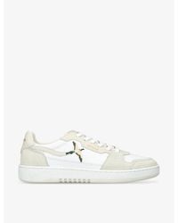 Axel Arigato - Dice Lo Bird-Motif Leather And Suede Low-Top Trainers - Lyst