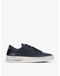 Golden Goose - Stardan Logo-print Leather Low-top Trainers - Lyst