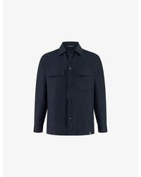 BOGGI - Link Regular-Fit Linen Shirt Jacket - Lyst