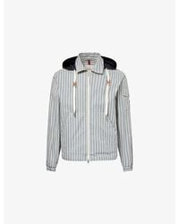 Moncler - Havas Striped Cotton Jacket - Lyst