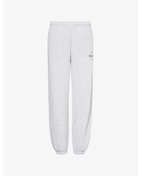 Sporty & Rich - Bh Crest Soft Elasticated-Cuffs Cotton-Blend Jogging Bottoms - Lyst