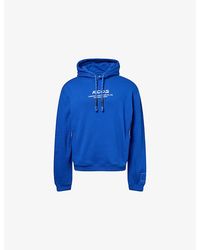 Reese Cooper - Script-Logo Relaxed-Fit Cotton-Fleece Hoody - Lyst