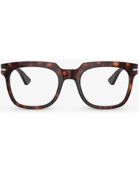 Persol - Po3325v Square-frame Tortoiseshell Optical Glasses - Lyst