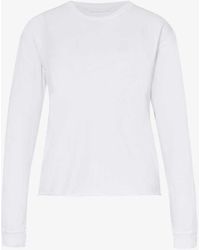Mother - The Slouchy Recycled-cotton Blend T-shirt - Lyst