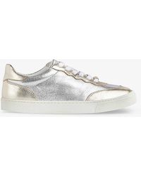 LK Bennett - Runner Panelled Leather Low-top Trainers - Lyst