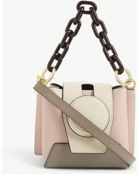Yuzefi Daria Leather Bucket Bag - Multicolour