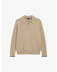 Ted Baker - Ademy Ribbed Knitted Jumper - Lyst