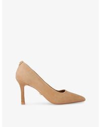 Carvela Kurt Geiger - Corletta Heeled Suede Courts - Lyst