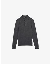 Reiss - Trafford Polo-Collar Slim-Fit Wool Jumper - Lyst