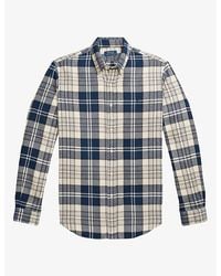 Polo Ralph Lauren - Check Flannel Long-Sleeve Cotton Shirt - Lyst