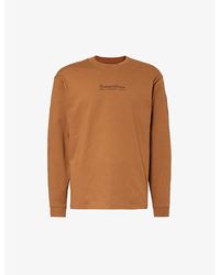 Carhartt - Safety Pin Graphic-print Organic Cotton-jersey Sweatshirt X - Lyst