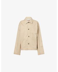 JW Anderson - Patch Pocket Cotton Twill Jacket - Lyst