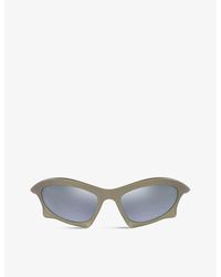 Balenciaga - Bb0229s Bat Rectangle Sunglasses - Lyst