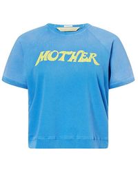 Mother - Swirl The Short Sleeve Concert Logo-Print Cotton T-Shirt - Lyst