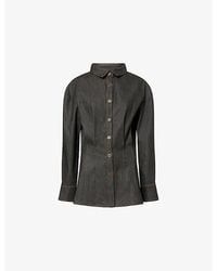 The Dropped Collection - Fitted Denim Shirt - Lyst