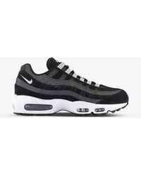 Nike - Air Max 95 Brand-embroidered Leather And Mesh Low-top Trainers - Lyst