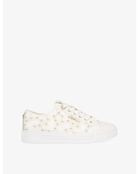 Carvela Kurt Geiger - Daze Daisy Faux-Leather And Mesh Trainers - Lyst