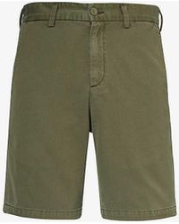Agolde - Vinson Mid-rise Cotton Chino Shorts - Lyst