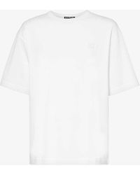 Acne Studios - Exford Logo-appliqué Cotton-jersey T-shirt - Lyst