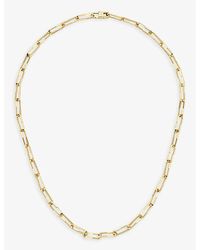 Gucci - Link To Love 18ct Yellow-gold Chain Necklace - Lyst
