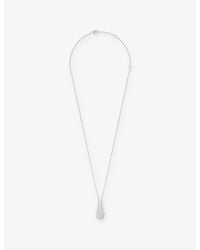 Boucheron - Plume De Paon 18Ct And 0.37Ct Diamond Pendant Necklace - Lyst