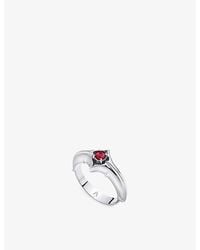 Alex Moss - Saber 14Ct And 0.20Ct Ruby Ring - Lyst