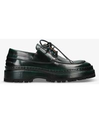 Jacquemus - Les Bateau Pavane Notched-sole Leather Platform Boat Shoes - Lyst