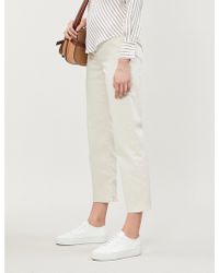 Max Mara Cinghia High-rise Straight-leg Jeans - Natural