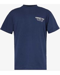 Carhartt - Less Troubles Graphic-print Organic Cotton-jersey T-shirt X - Lyst