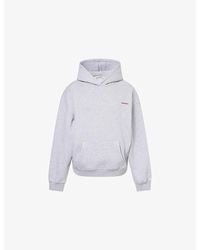 Sisters & Seekers - Brand-Print Relaxed-Fit Cotton-Blend Hoodie - Lyst