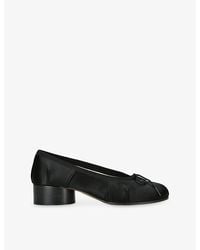 Maison Margiela - Tabi 30 Satin Ballerina Pumps - Lyst