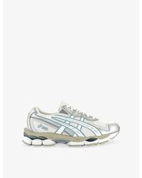Asics - Gel-Nyc 2055 Mesh And Faux-Leather Low-Top Trainers - Lyst