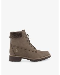 Timberland - Lyonsdale Nubuck-Leather Ankle Boots - Lyst