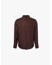 PAIGE - Everett Check Long-Sleeve Cotton Blend Shirt - Lyst