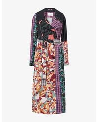 Dries Van Noten - Rolana Stripe-Pattern Woven Trench Coat - Lyst