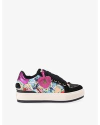 Kurt Geiger - Southbank Tag Canvas Trainers - Lyst