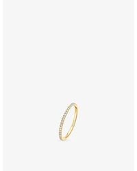 Messika - Gatsby Small Wedding 18Ct And 0.26Ct Diamond Ring - Lyst