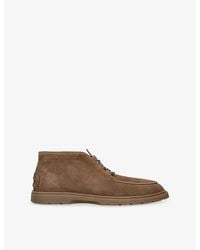 Tod's - Lace-Up Suede Desert Boots - Lyst