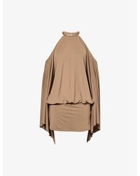 Jaded London - Alula Cut-Out Stretch-Mesh Mini Dress - Lyst