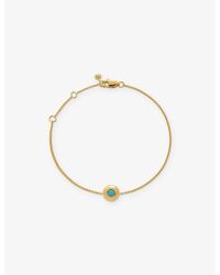Monica Vinader - December Birthstone 18Ct Vermeil-Plated Sterling And Bracelet - Lyst