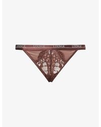 Lounge Underwear - Blossom Lace Thong - Lyst