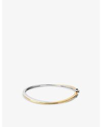 Astley Clarke - Aurora Weave 18Ct- Plated Sterling- Bangle - Lyst