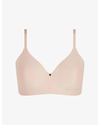 Chantelle - C Jolie Wirefree Memory-Foam T-Shirt Bra - Lyst