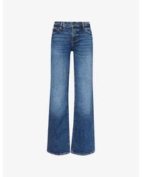 FRAME - The Rodeo Low-Rise Bootcut-Leg Denim Jeans - Lyst