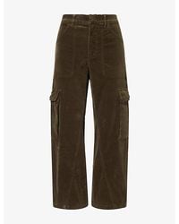Citizens of Humanity - Thassos Cropped Corduroy Utility Trousers - Lyst